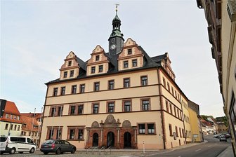 Protest in Penig gegen Energiekrise - In Penig haben sich am Sonntagabend rund 50 Personen bei einem Aufzug versammelt.