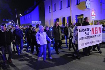 Protestaktion in Einsiedel friedlich beendet -