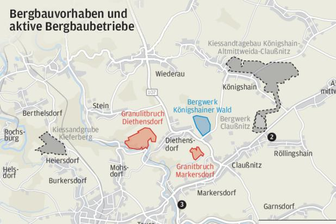 Proteste gegen neue Bergbauprojekte in Mittelsachsen - 