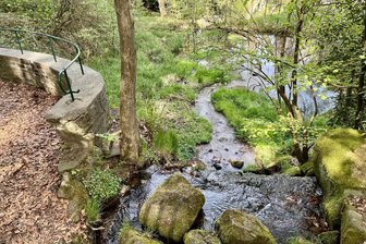 Putzaktion für einen 90-Jährigen in Schwarzenberg: Rockelmannpark benötigt Pflege - Der Rockelmannpark liegt nur wenige Schritte von der Schwarzenberger Altstadt entfernt.