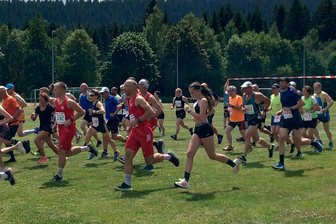 Pyratal-Lauf im vogtländischen Tannenbergsthal startet zum 45. Mal - Der Start zum Pyratallauf in Tannenbergsthal.