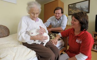 Tiertherapiesitzung 