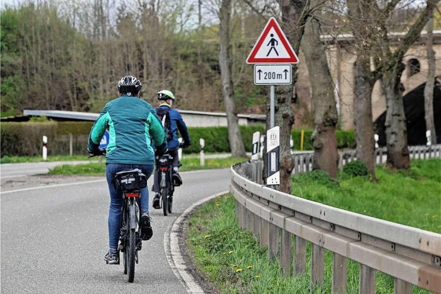 Radler leben in Glauchau gefährlich - Viele Radfahrer in Glauchau fühlen sich laut ADFC-Befragung gefährdet.