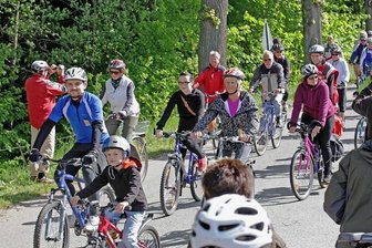 Radlersonntag: Helfer sammeln in Dennheritz Geld für Flutopfer - Der Radlersonntag zog vor Corona-Zeiten meist über 10.000 Fahrradfahrer an. 