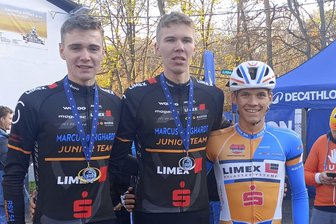 Radsport: Venusberger Quintett peilt Tagessiege an - Pepe Albrecht, Toni Albrecht und Justus Töpper (v. l.) gehen ebenfalls in Wittenberg an den Start.
