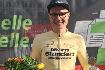 Radsportler aus dem Erzgebirge wollen es in der Bundesliga wissen - Gewann den Saisonauftakt in Leipzig in souveräner Manier: Felix Groß.