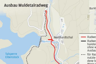 Radweg-Ausbau verspricht attraktive Streckenführung -