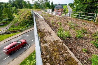 Radweg Marienberg-Reitzenhain: Neue Hoffnung auf Baustart im nächsten Jahr - Der geplante Radweg Marienberg-Reitzenhain soll auch die ehemalige Bahnbrücke an der Reitzenhainer Straße nutzen.