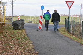 Radweg nördlich von Großschirma: Im März startet der zweite Bauabschnitt - Der Geh-/Radweg wird zwischen Ortsausgang Großvoigtsberg und dem Gewerbegebiet Am Steinberg gebaut.