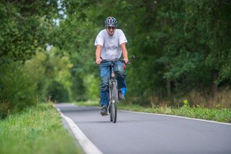 Radwegbau zwischen Lugau und Oelsnitz – nächste Straßensperrung steht an - Ein Eldorado für Radfahrer: Der Kohlebahnradweg, hier die Strecke zwischen Lugau und Erlbach-Kirchberg, wird weiter ausgebaut.