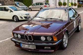 Rallye durch die Region - Dieser BMW 635 CSi hat bereits 38 Jahre auf dem Buckel. 