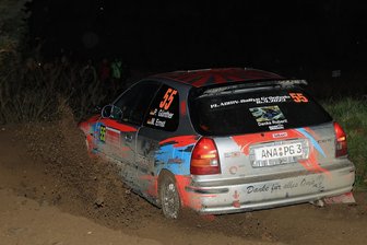 Rallyepiloten erleben ein Waterloo in der Lausitz - Pierre Günther und sein Co Markus Ernst auf Abwegen.