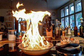Rauchmelderpflicht: Chemnitzer Vermieter und Eigentümer im Endspurt - Gerade in der Küche kann es schnell zu einem Brand kommen. Rauchmelder retten häufig Leben.
