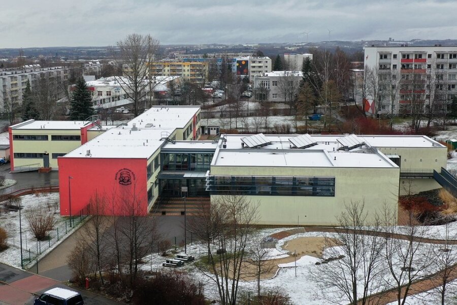 Raummangel: Förderschule soll Container erhalten - Die Martin-Römer-Förderschule in Neuplanitz ist zu klein geworden. Deshalb soll sie übergangsweise erweitert werden. 