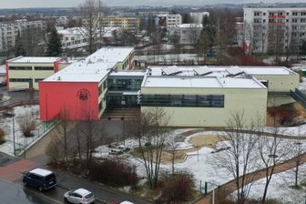 Raummangel: Förderschule soll Container erhalten - Die Martin-Römer-Förderschule in Neuplanitz ist zu klein geworden. Deshalb soll sie übergangsweise erweitert werden. 