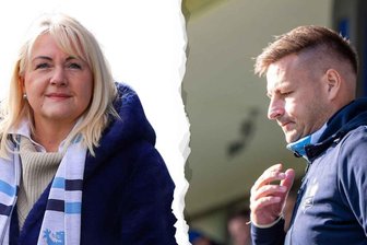 Rechtsstreit zwischen Fußball-Regionalligist Chemnitzer FC und Polster Catering spitzt sich zu - Sie sind die Hauptpersonen im Rechtsstreit: Ex-CFC-Präsidentin und Catering-Unternehmerin Romy Polster (links) und CFC-Geschäftsführer Tommy Haeder (rechts).