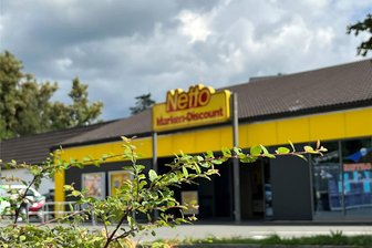 Regenschaden: Wasser dringt in Plauener Netto-Markt ein - Im Plauener Netto-Markt an der Schlachthofstraße ist das Dach undicht.