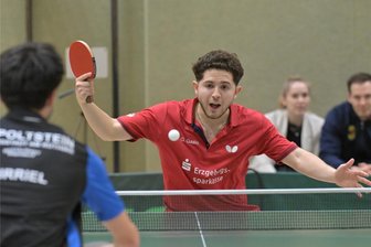 Regionalliga: Lugauer Tischtennisspieler erleben ersten Rückschlag der Saison - Guillermo Gasio gewann gegen Hilpoltstein II zwar sein Doppel, musste im Einzel aber zwei Niederlagen quittieren.