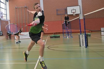 Regionalliga: Niederwürschnitzer Badmintonspieler lassen zum Saisonstart aufhorchen - Pit Hofmann, hier im vergangenen Jahr, erwies sich zum Saisonauftakt wieder einmal als Punktegarant für sein Team.