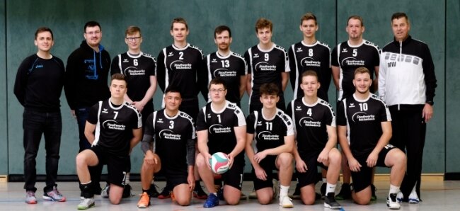 Reichenbach schlägt sich trotz Niederlagen gut - Die erste Mannschaft des VSV Eintracht Reichenbach (im Bild) startet mit jungem Kader in die neue Saison der Volleyball-Sachsenliga. 