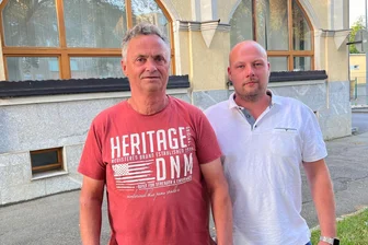 Reichenbacher OB zeigt sich in Mylau bei Kritik an Bauarbeiten dünnhäutig - Der neue Mylauer Ortsvorsteher Thomas Schröder (links/Gewerbeverein) und sein Stellvertreter Danny Zeiner (AfD).