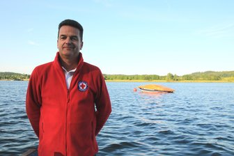 Reichenbacher Retter brennen für die Wasserrettung - doch traurige Bilder bleiben lange im Kopf - Seit seinem 15. Lebenjahr als Bootsmann im Einsatz: Kay Hansen, Wachleiter an der Pöhl.