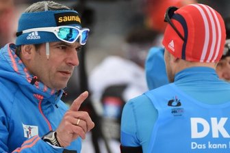 Reiz und Risiko - Ricco Groß diskutiert in Oslo mit einem seiner Athleten.