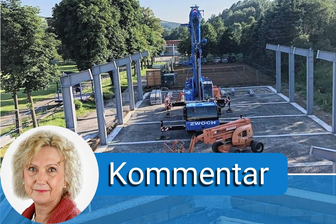 Respekt: Neuhausener Sportler sind im Ziel - Auf einer Fläche von 40 mal 20 Metern wurde die Sporthalle konzipiert. Seit 2015 liefen die Planungen für das Projekt. Nun ist der Neubau fertig und wird in Betrieb genommen.