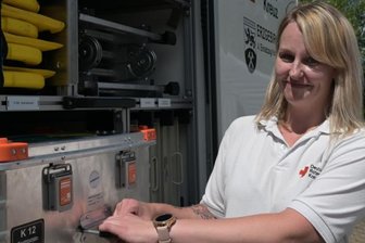 Retter zeigen ihre Technik in Bad Schlema - 