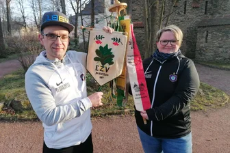Rettung für Erzgebirgszweigverein Schlettau: Junges Duo übernimmt die Leitung - Kristina Jäkel und Thomas Dittrich leiten den Erzgebirgszweigverein Schlettau.