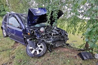 Rettungshubschrauber bei Unfall in Königsfeld im Einsatz - Zwei Personen sind bei einem Unfall am Samstag in Königsfeld verletzt worden.