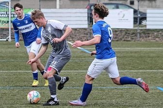 RFC will Sieg aus Glauchau veredeln - Traf gegen Glauchau einmal die Latte und bereitete per Eckball das Siegtor vor: Reichenbachs Max Kummer (am Ball).