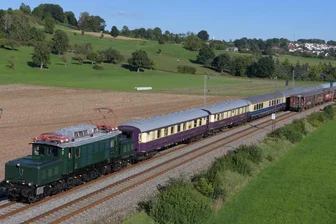 Rheingold-Express fährt im Oktober über Chemnitz - Der Rheingold-Express mit der Lokomotive E 94, die auch als deutsches Krokodil bezeichnet wird.