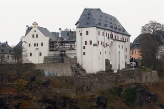 Richtfest auf Schloss Wolkenstein: So soll der neue Westflügel aussehen - Der Westflügel soll in der Mitte des kommenden Jahres fertiggestellt werden.