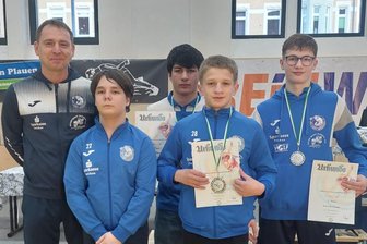 Ringen: Landesmeisterschaft wird für Werdauer Nachwuchs zu Silberfestspielen - Trainer René Bölcker freute sich am Wochenende über das gute Abschneiden des Werdauer Ringernachwuchses bei der Landesmeisterschaft.
