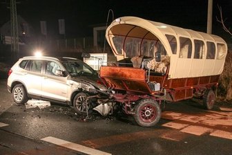 Rittersgrün: Unfall mit Pferdekutsche -