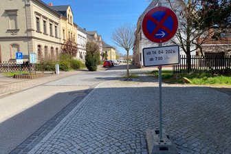Rochlitz: Wasserrohrbruch legt beliebte Abkürzung in die City lahm - In diesem Bereich muss die Gärtnerstraße aufgerissen werden.