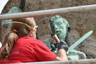 Rochlitzer Kriegerdenkmal wird saniert -