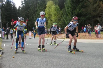 Rollski: Bingecup lockt Skisportler nach Geyer - Im vergangenen Jahr nahmen knapp 100 Teilnehmer die bis zu 15 Kilometer langen Strecken auf sich.