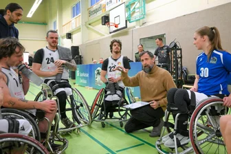 Rollstuhlbasketball: RB Zwickau feiert im siebten Saisonspiel endlich den ersten Sieg - RB Zwickau hat am Samstag endlich die ersten Punkte in der 1. Bundesliga geholt.