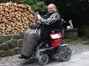Rollstuhlfahrerin