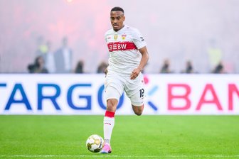 Ronaldo-Frisur als Gag: Leweling nimmt Nummer 9 mit Humor - Jamie Leweling spielt als Flügelstürmer beim VfB Stuttgart. (Archivbild)