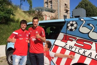 Ronny König wechselt zum FSV Zwickau - Torsten Ziegner (Cheftrainer) mit Neuzugang Ronny König.