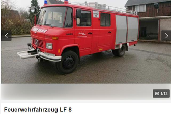 Rosenbach versteigert im Internet ausgemustertes Feuerwehrauto - Einst rückte mit dem Fahrzeug die Rodauer Feuerwehr aus. Nun wird für den LF 8, Baujahr 1981, ein neuer Eigentümer gesucht.