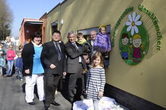 Rotschau: Märchenfest zu zehn Jahren Kita-Neubau - Zehn Jahre ist dieses Foto alt. Im März 2015 wurde der Kita-Neubau eingeweiht.