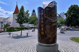 Rückenwind aus Leipzig für geplantes Einheitszentrum in Plauen - Wachsen Plauens Chancen, den Zuschlag für das "Zukunftszentrum für Deutsche Einheit und Transformation" zu erhalten? Das Wendedenkmal gibt es schon.