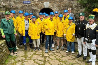 Rückschau auf eine Nachholpartie der besonderen Art im Veilchenlager - Die Delegation des Glenavon FC ließ den Besuch im Erzgebirge mit einem Besuch im Vestenburger Stolln in Aue ausklingen.