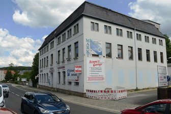Rückschlag für Bürgerzentrum H 34: Ellefeld kippt Ausschreibung - Für Ende Juli war der Baustart am bisherigen Gebäude des Ellefelder Markts geplant. Daraus wird erst einmal nichts. 