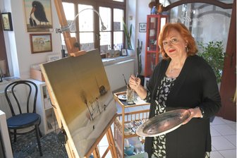 Ruhestand adé: Die Freibergerin Beate Koch hat jetzt ein offenes Atelier -