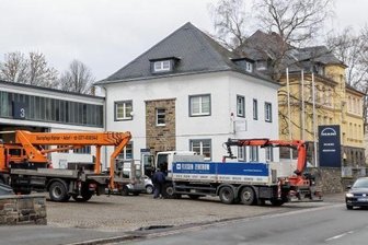 RVE plant Werkstattneubau - Derzeit werden Busse und Lastwagen in der Werkstatt an der Geyersdorfer Straße repariert.